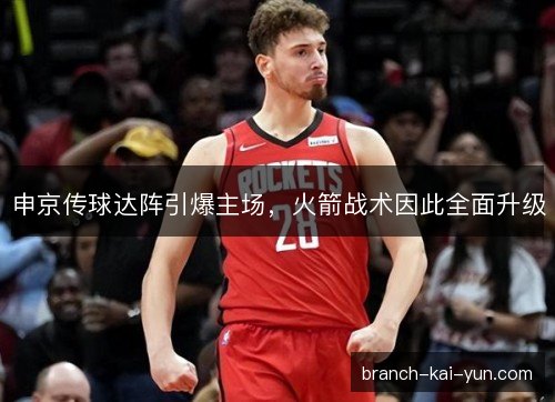 申京传球达阵引爆主场，火箭战术因此全面升级